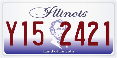IL license plate Y152421