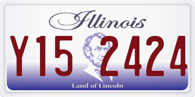 IL license plate Y152424
