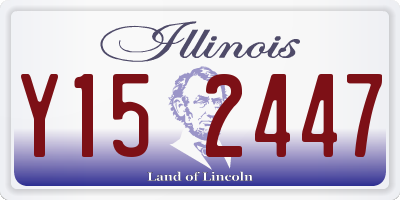 IL license plate Y152447