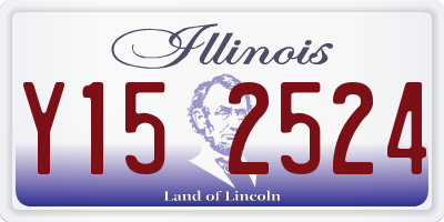 IL license plate Y152524