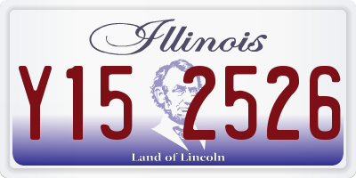 IL license plate Y152526