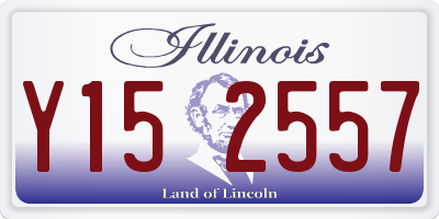 IL license plate Y152557