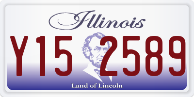 IL license plate Y152589