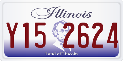 IL license plate Y152624