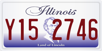 IL license plate Y152746