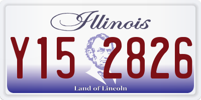 IL license plate Y152826