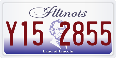 IL license plate Y152855
