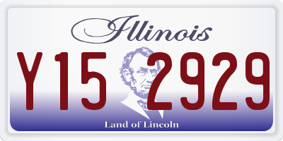 IL license plate Y152929