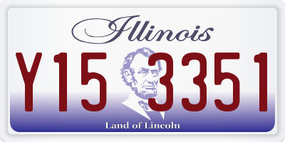 IL license plate Y153351