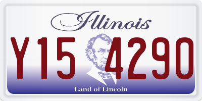 IL license plate Y154290