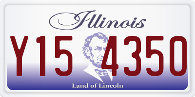 IL license plate Y154350