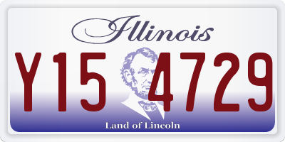 IL license plate Y154729
