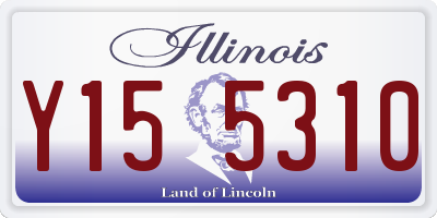 IL license plate Y155310
