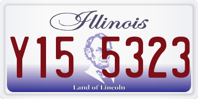 IL license plate Y155323