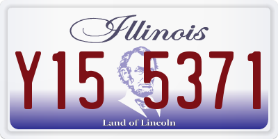 IL license plate Y155371