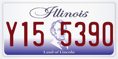 IL license plate Y155390