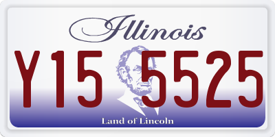 IL license plate Y155525