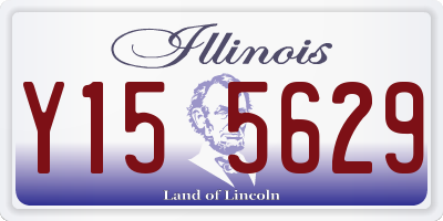 IL license plate Y155629