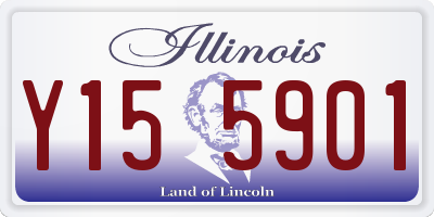 IL license plate Y155901