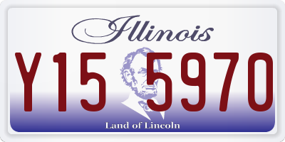 IL license plate Y155970