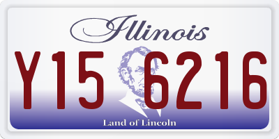 IL license plate Y156216