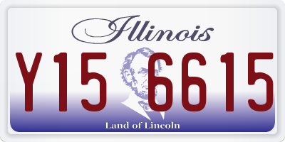 IL license plate Y156615