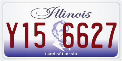 IL license plate Y156627