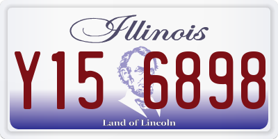 IL license plate Y156898