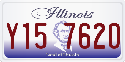 IL license plate Y157620