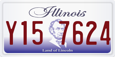 IL license plate Y157624