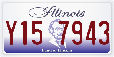 IL license plate Y157943