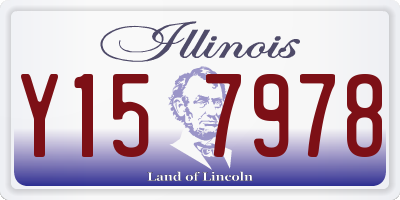 IL license plate Y157978