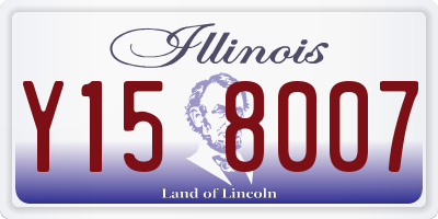 IL license plate Y158007