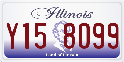 IL license plate Y158099