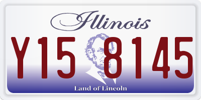 IL license plate Y158145
