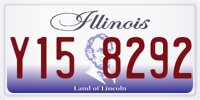 IL license plate Y158292