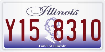 IL license plate Y158310