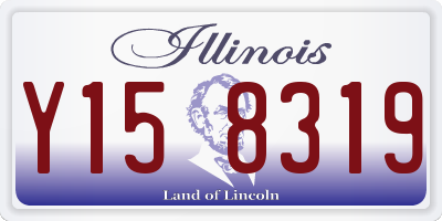IL license plate Y158319