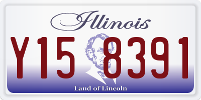IL license plate Y158391
