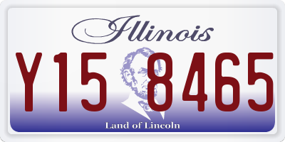 IL license plate Y158465