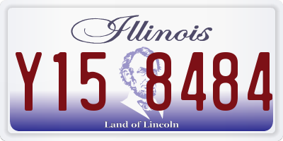 IL license plate Y158484