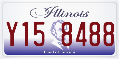IL license plate Y158488