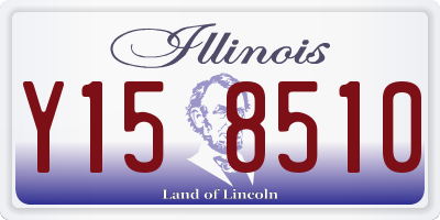 IL license plate Y158510