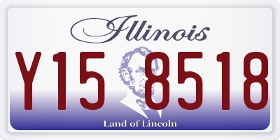 IL license plate Y158518