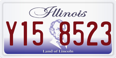 IL license plate Y158523