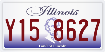 IL license plate Y158627
