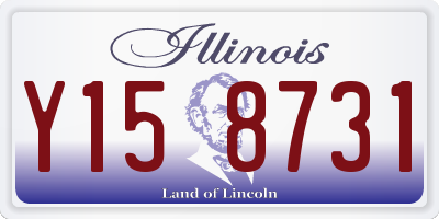 IL license plate Y158731