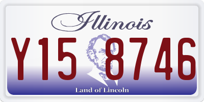 IL license plate Y158746
