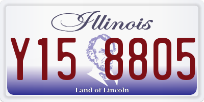 IL license plate Y158805