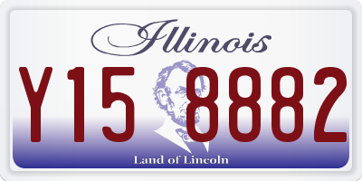 IL license plate Y158882